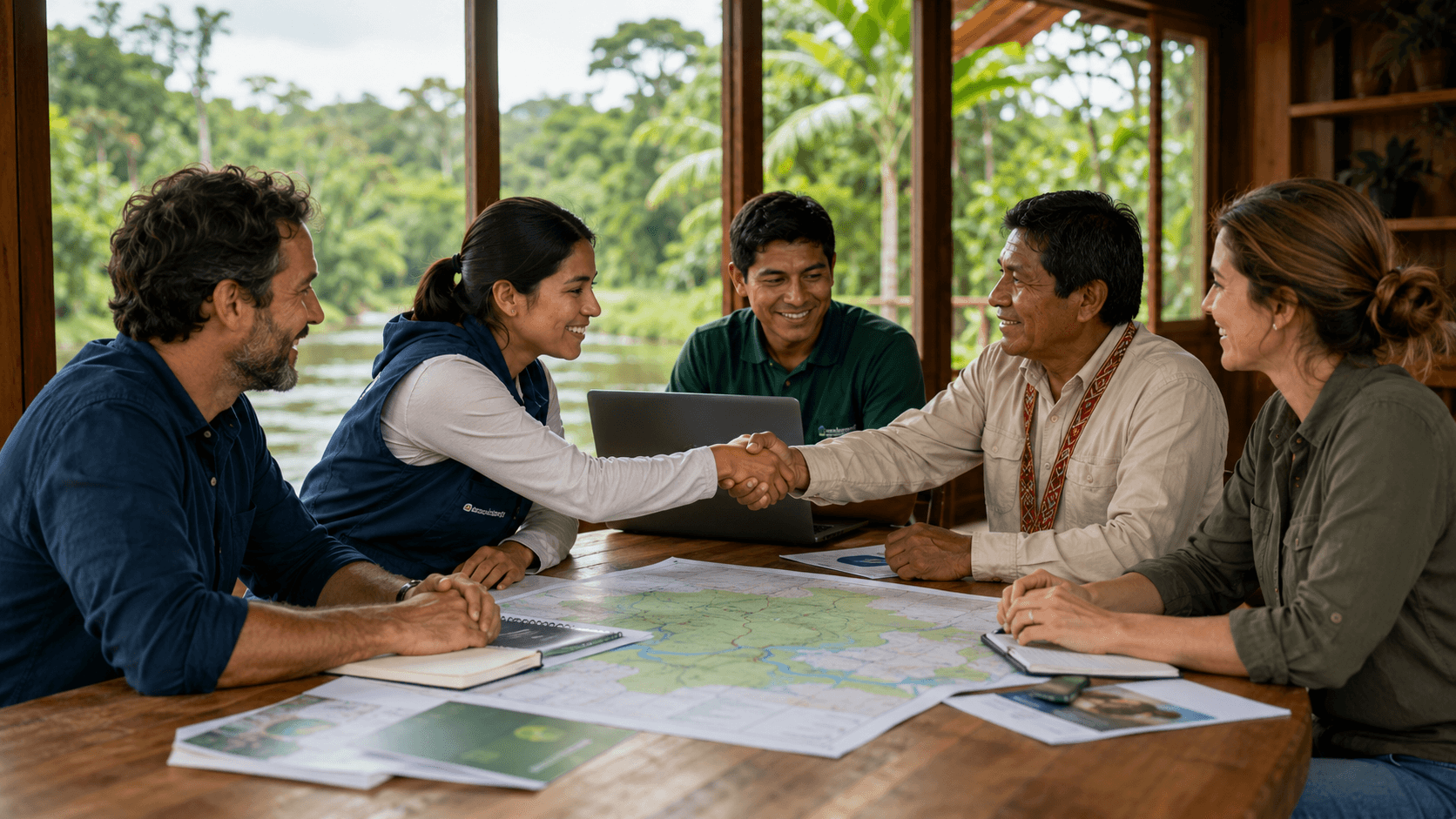 Equipo de RaícesCare articulando proyectos con cooperantes
